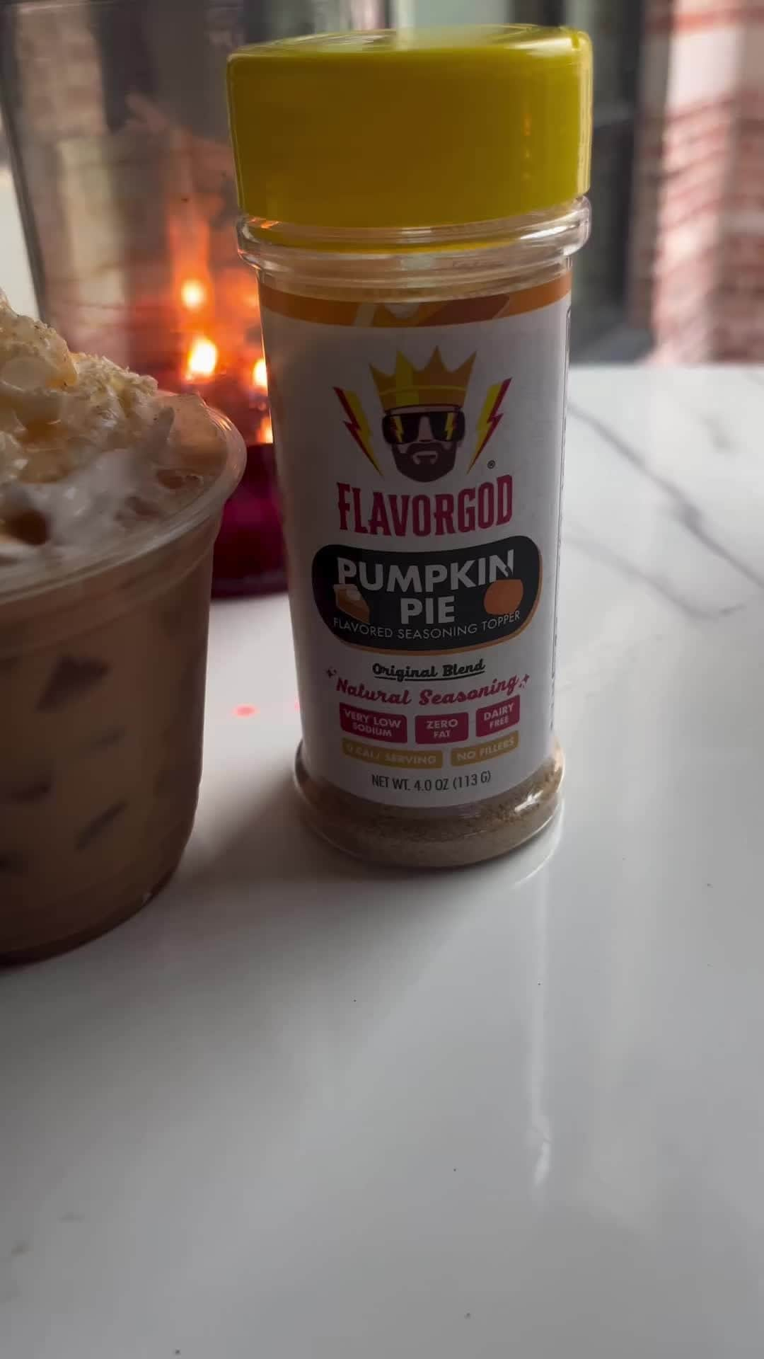 Flavorgod Seasoningsのインスタグラム：「Coffee by Customer:➡ @lindseybcookin Seasoned with:➡ #Flavorgod Pumpkin Pie!🥧⁠ -⁠ Add delicious flavors to your meals!⬇️⁠ Click link in the bio -> @flavorgod | www.flavorgod.com⁠ -⁠ FlavorGod Seasonings:⁠ 🌿Made Fresh⁠ ☀️Gluten free⁠ 🥑Paleo⁠ ☀️KOSHER⁠ 🌊Low salt⁠ ⚡️NO MSG⁠ 🚫NO SOY⁠ ⏰Shelf life is 24 months⁠ -⁠ #breakfast #fitness #food #foodporn #foodie #instafood #foodphotography #foodstagram #yummy #instagood  #foodies #tasty #cooking #instadaily #lunch #healthy #seasonings #flavorgod #lowsodium #glutenfree #dairyfree」