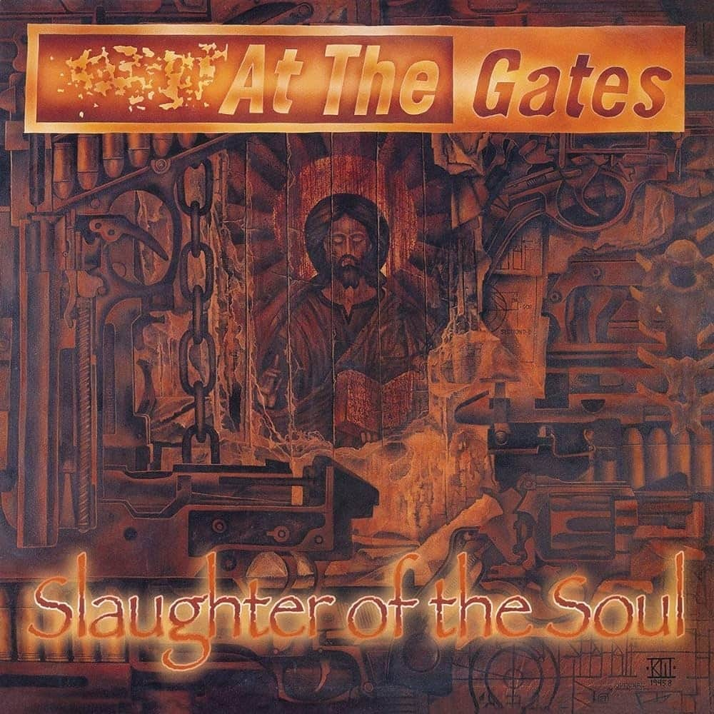 Revolverのインスタグラム：「At the Gates released their masterpiece, 'Slaughter of the Soul,' #onthisday in 1995.⁠ ⁠ Great melodic death-metal album — or the greatest melodic death-metal album?」