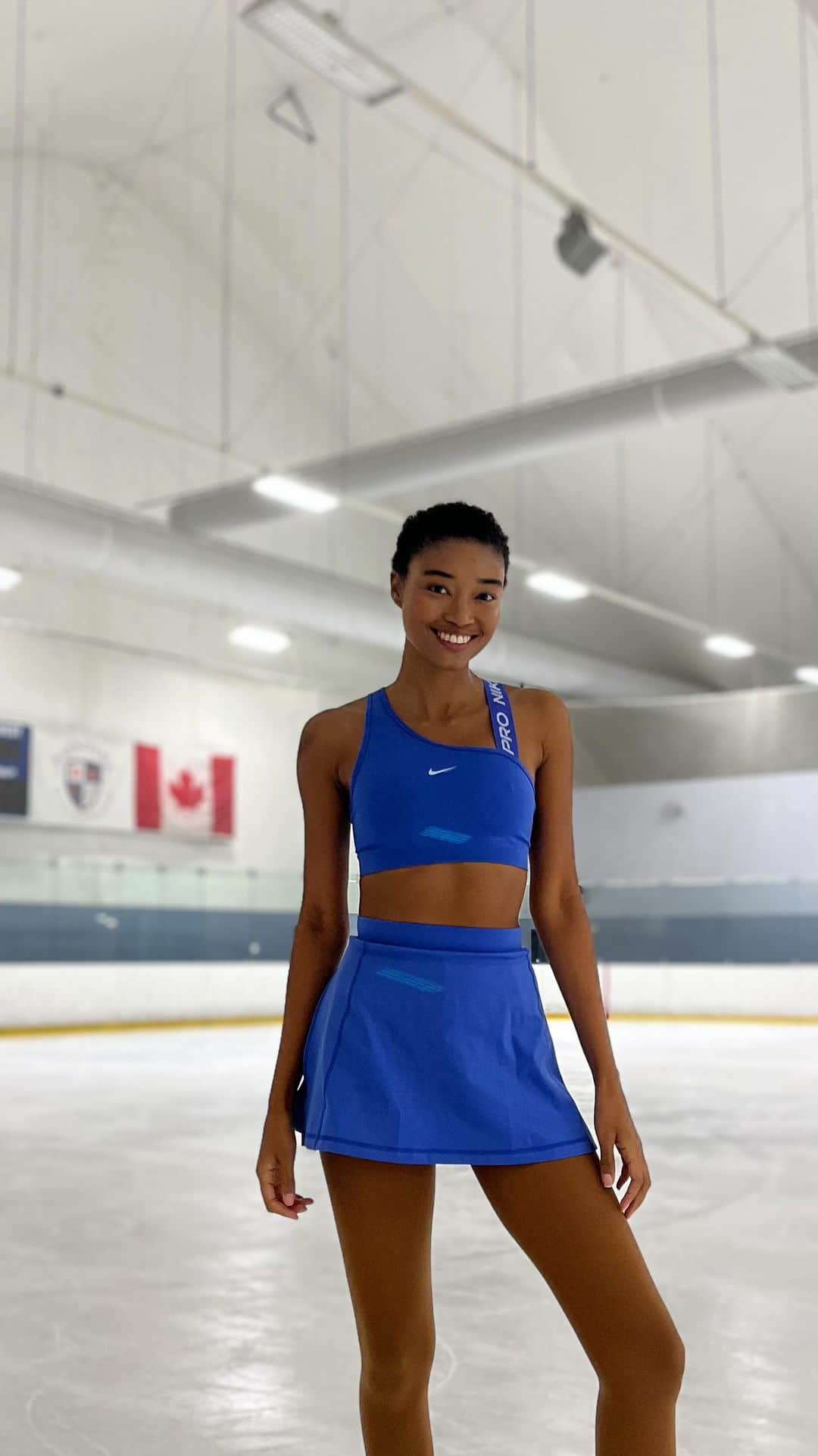 ASOSのインスタグラム：「Own the dancefloor –  even if it’s frozen... ⛸️  @shericaskates grooves to her own beat in just-dropped @nike ✧˖°.  🔎 Search ‘Nike Dance’」