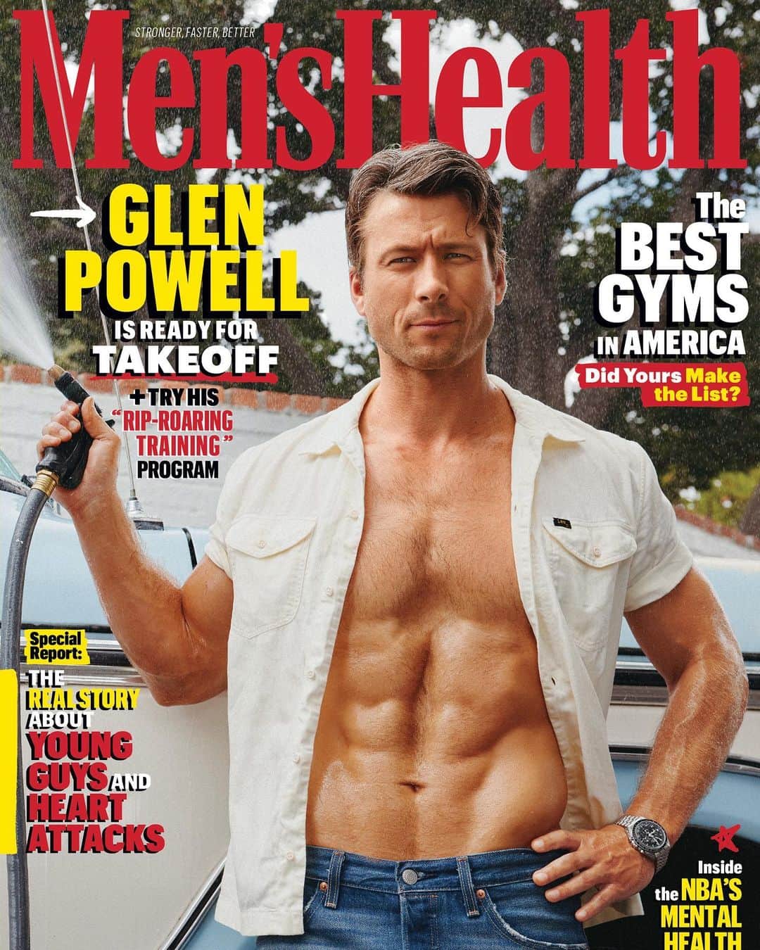 Just Jaredさんのインスタグラム写真 - (Just JaredInstagram)「Glen Powell strips off his clothes for Men’s Health’s latest issue, where he also spoke about his dating life and those “alleged affair” rumors involving his “Anyone But You” co-star Sydney Sweeney. Tap this photo at the LINK IN BIO to see more and read his interview highlights. #GlenPowell Photos: AB+DM for Men’s Health」11月14日 23時45分 - justjared