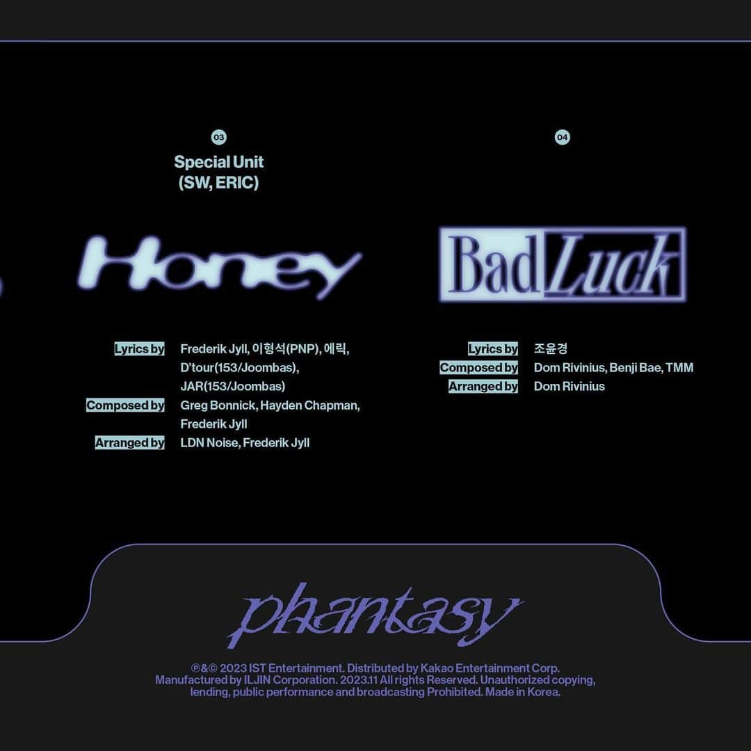 THE BOYZさんのインスタグラム写真 - (THE BOYZInstagram)「THE BOYZ(더보이즈) [PHANTASY] Pt.2 Sixth Sense Track List  ⚠️ 2023.11.20 6PM Release  #THEBOYZ #더보이즈 #PHANTASY #WATCH_IT」11月15日 0時00分 - official_theboyz