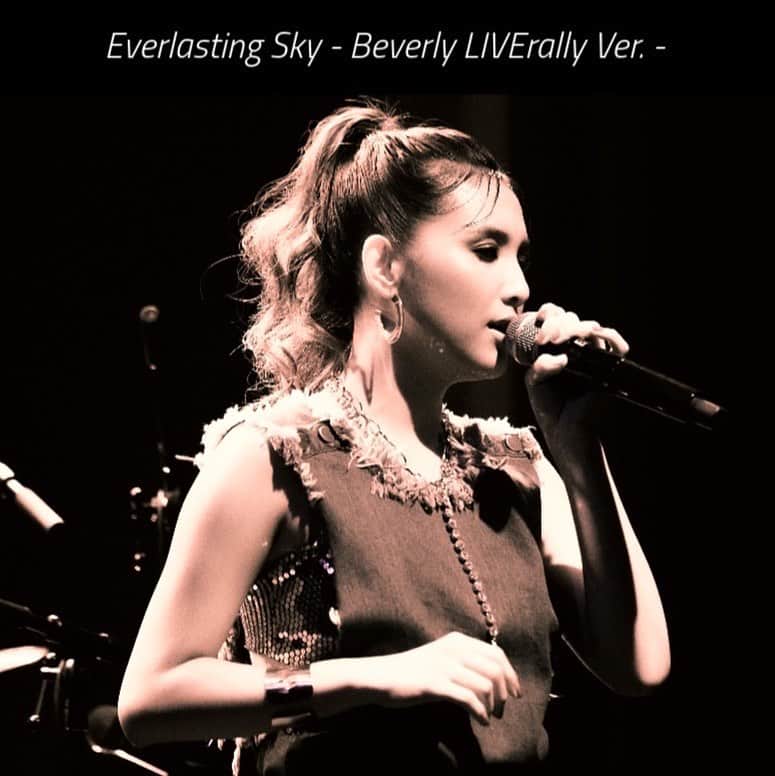 Beverlyのインスタグラム：「Everlasting Sky - Beverly LIVErally Ver. - 配信スタート‼️  第②弾は2020年のLIVE音源より 『劇場版 仮面ライダービルド Be The One』の主題歌を配信🎧  ストーリーでリンクをチェックしてね！  You can now listen to my song Everlasting Sky - Beverly LIVErally Ver. -  Check out my story for more info!」