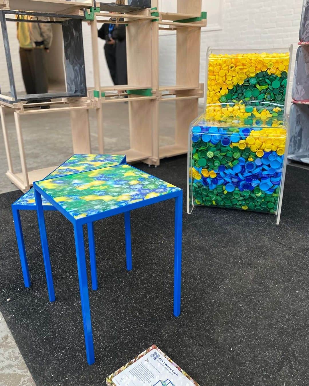 Design Milkのインスタグラム：「@dutchdesignweek 2023 turned the former Schellens Fabriek in Eindhoven into Something.bigger – a creative hub for designers, artists, and makers. 💡 Nothing Happens If Nothing Happens by @isola.design showcased innovative biomaterials, circular products, + unique designs -- like Paperclip by @esmeegruson, which reimagines the ordinary paperclip in a playful + absurd way. 🖇️ \\\ Explore it all at the link in bio!」