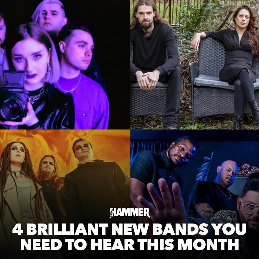 METAL HAMMERのインスタグラム：「These are the most exciting bands in the metal world that you need to be listening to, like right now. 💜 With music from @aeuofficial, @healthylivingband, @ignea.band and @worldgonecold. Learn more via the link in bio!」