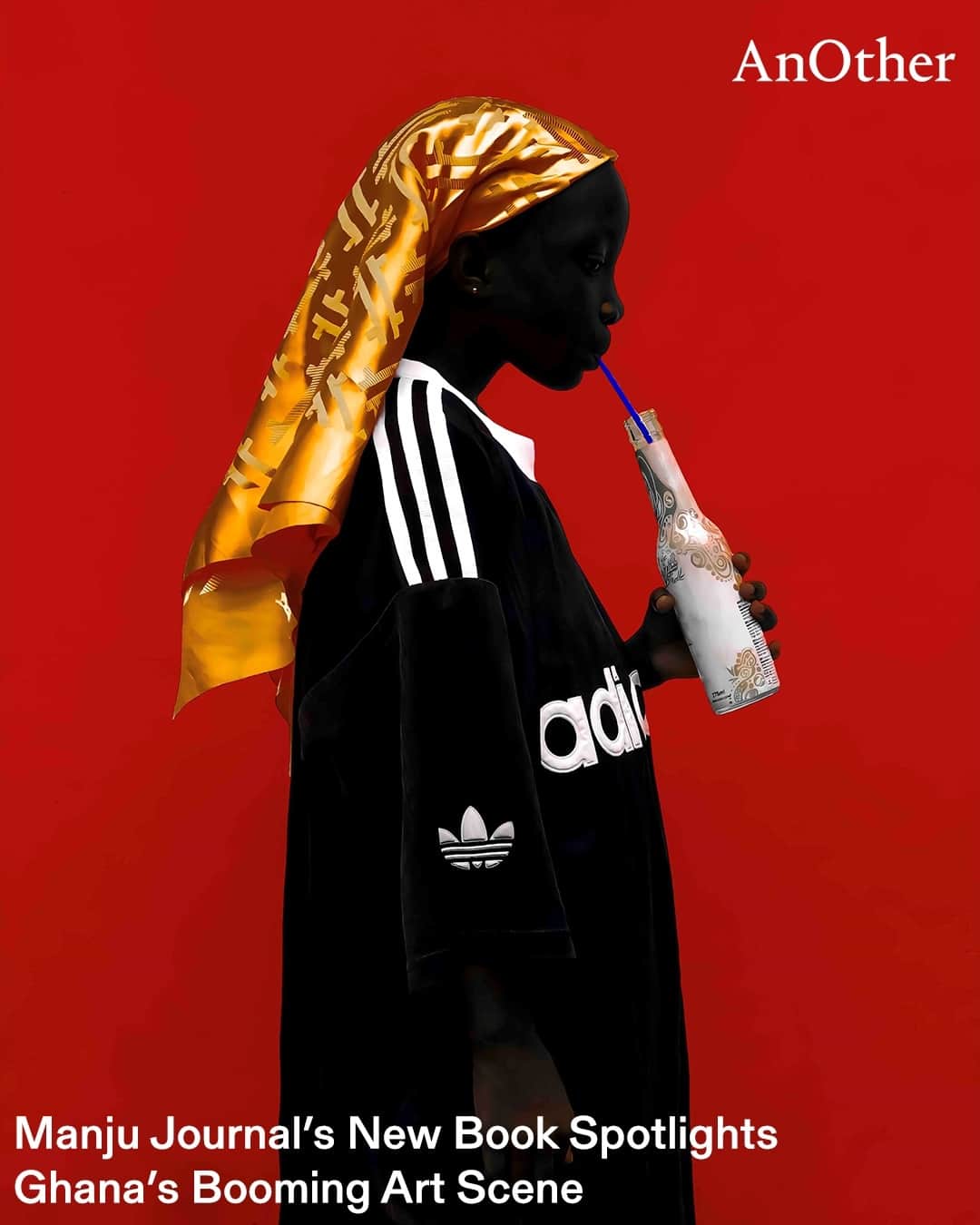AnOther Magazineのインスタグラム：「As they debut their new book, @manjujournal founder @orlandofficialle talks about pushing modern African art and creativity into the mainstream 🇬🇭⁠ ⁠ Published by @twentyfour.thirtysix, the book spotlights Ghana’s growing art scene, featuring 80 Ghanaian creatives in Accra and across the global diaspora. “It was important for us to showcase a broad range of visual artists, not just photographers and painters,” Mensah tells @sagalamo. Read the interview at the link in bio 📲⁠ ⁠ 📸 VOICES: Ghana’s Artists in Their Own Words⁠ 1. Clementine, 2022. Photography by @sarfogh_⁠ 2. Red On Black, 2021. Copyright @adjeitawaiah and @gallery1957⁠ 3. Self-portrait with a store assistant at the West African Drug Company, central Accra, 1952. © @james_barnor_archives / courtesy of @clementinedelaferonniere⁠ 4. Lets Dance, 2020. Copyright @iam_c_annor⁠ 6. Fruits are for boys. Copyright @the.vintage.mason7⁠ 7. Neigh, 2023, by @anyapaintsil」