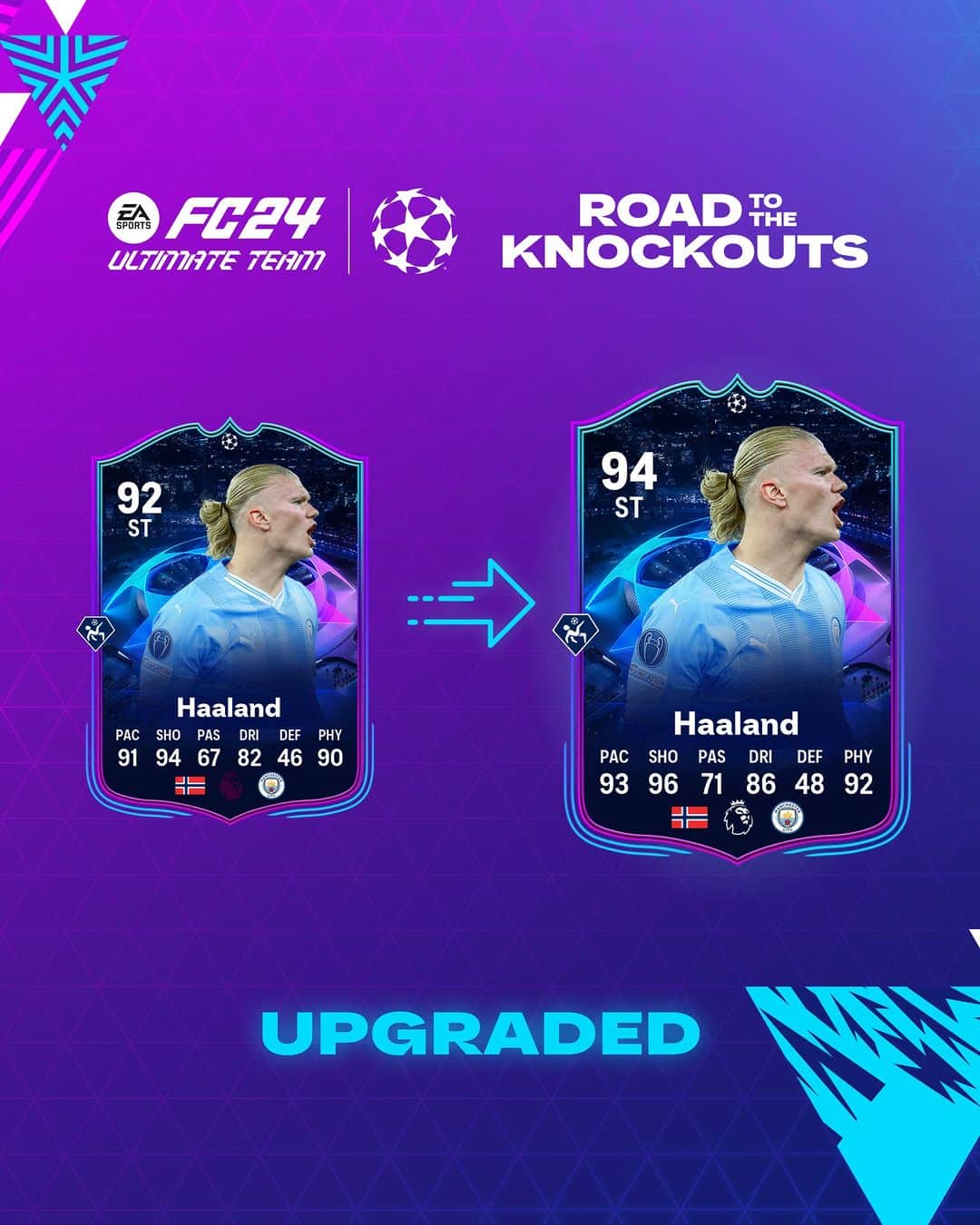 UEFAチャンピオンズリーグのインスタグラム：「📈 #UCL upgrades 😍  Check out in #FC24 now!   #UCLUT | @easportsfc」