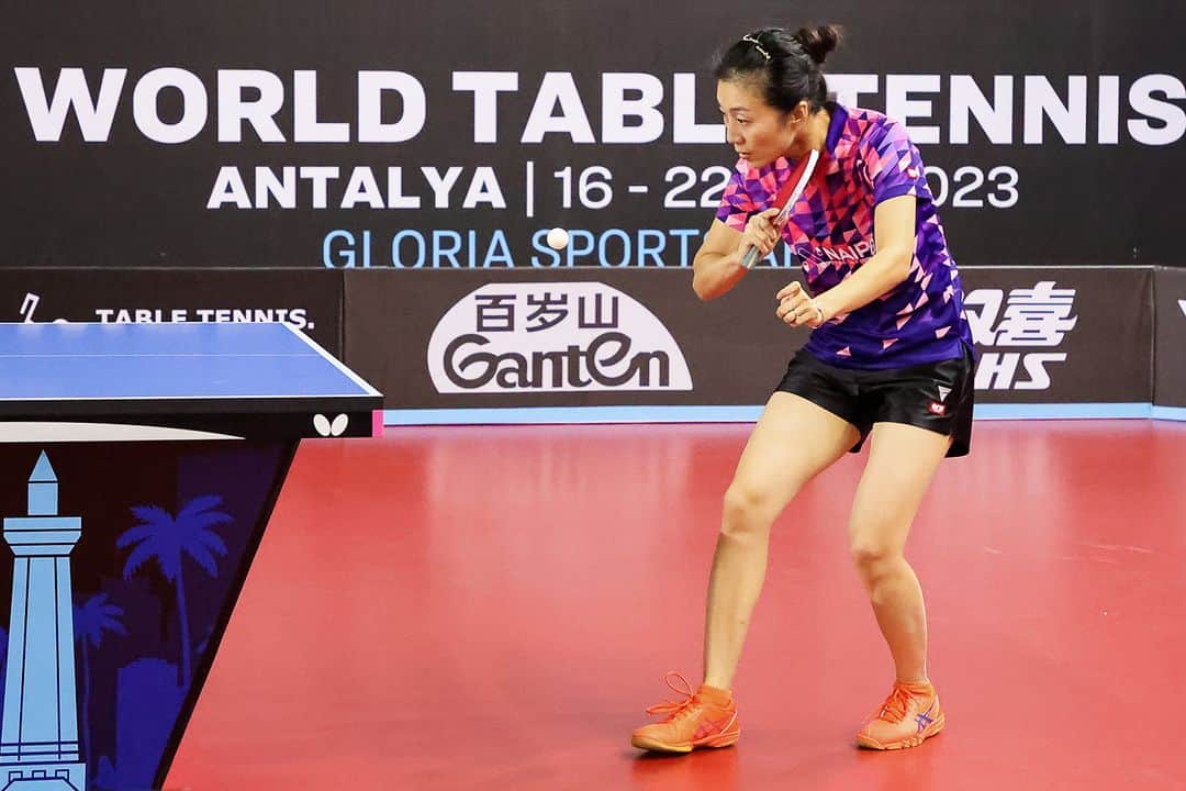 ITTF Worldのインスタグラム：「Keeping the rallies smooth with Ganten 🚰  #WTTAntalya #Ganten #PingPong #TableTennis」