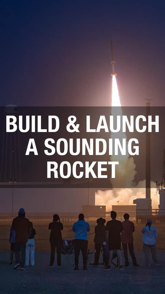 NASAのインスタグラム：「Calling all university & college students! 📢  Applications are now open for RockOn 2024!  RockOn is a hands-on workshop that teaches students how to create a sounding rocket experiment and launch it into suborbital space.   Applications close Feb. 2, 2024: nasa.gov/wallops/stem/rock-on  #rocketscience #rocket #rocketlaunch #soundingrocket #nasa #student」