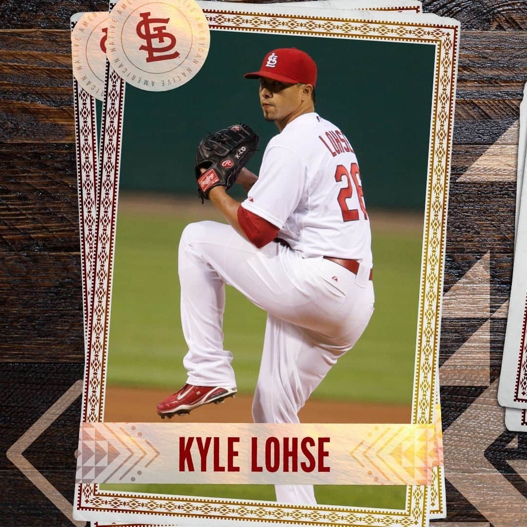 セントルイス・カージナルスのインスタグラム：「In his five seasons with the Cardinals, Kyle Lohse was one of the team's most reliable starting pitchers, winning a World Series ring in 2011 and leading the major leagues in winning percentage in 2012.  #STLCards x #NativeAmericanHeritageMonth」