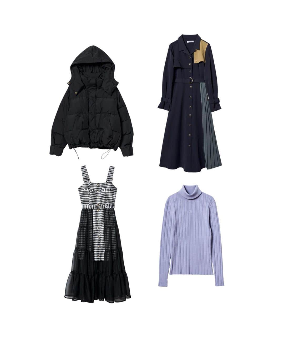 のインスタグラム：「@redyazel  2023 WINTER COLLECTION  "𝐅𝐫𝐞𝐧𝐜𝐡 𝐅𝐞𝐭𝐢𝐜𝐡"  RECOMMEND ITEM   ✔︎配色ティアードミニジャンスカ ¥14,960(税込)  ✔︎トレンチカラーブロック長袖シャツワンピース ¥14,960(税込)  ✔︎ショートダウン ¥26,400(税込)  ┈┈┈┈┈┈┈┈┈┈┈┈┈┈ 公式オンラインショップは @redyazel のプロフィールリンクよりCHECK🛒  #REDYAZEL #レディアゼル #ハンサム色っぽガーリー」