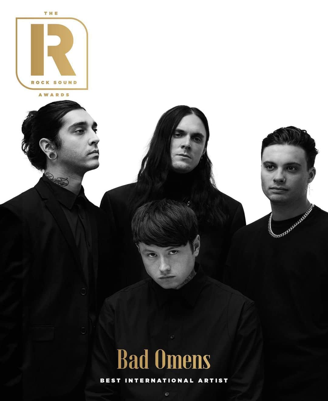 Rock Soundのインスタグラム：「Bad Omens are the winners of Rock Sound’s 2023 Best International Artist Award  Get your Bad Omens cover magazine and read the full interview with frontman Noah Sebastian on ‘The Death Of Peace Of Mind’, their cinematic live shows and future plans  Plus, you’ll also get a giant double-sided poster of the band and a deluxe A4 photo print  Order now, only at SHOP.ROCKSOUND.TV, link in bio   📸 @brybarian   #badomens #metalcore #metal #alternative #rock #noahsebastian」