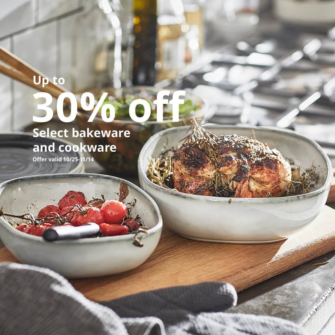 IKEA USAさんのインスタグラム写真 - (IKEA USAInstagram)「Hurry in to save on your holiday prep! From limited time offers to New lower prices and special savings for Veterans, active U.S Military and their spouses – don’t miss offers expiring soon. Shop now at link in bio.」11月15日 2時01分 - ikeausa