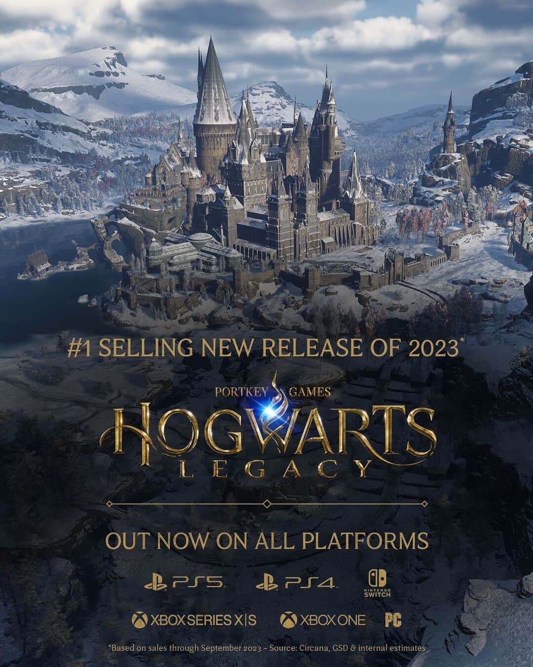 ハリー・ポッターのインスタグラム：「Every student can truly find their home at Hogwarts. Now available on ALL platforms! #HogwartsLegacy」