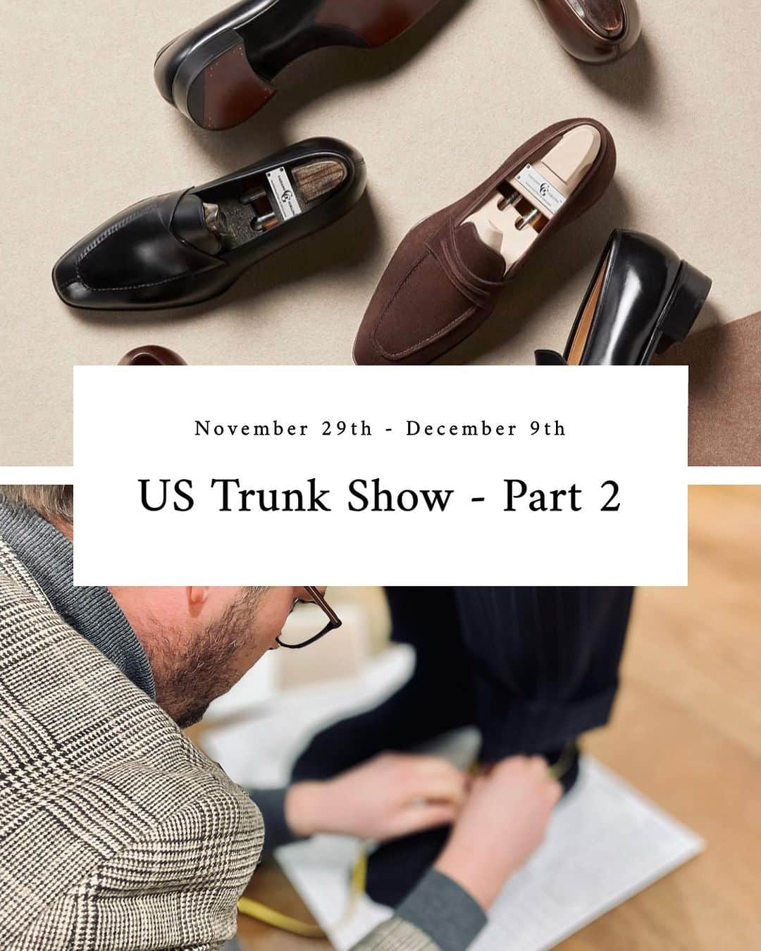 ガジアーノ&ガーリングのインスタグラム：「Our final trunk show of 2023.  The second leg of our US Autumn/Winter Trunk Show. Get in touch with Simon who will now be attending each of the cities and will be able to add you in to the schedule.  We look forward to seeing you.  #gazianogirling #gazianoandgirling #trunkshow」