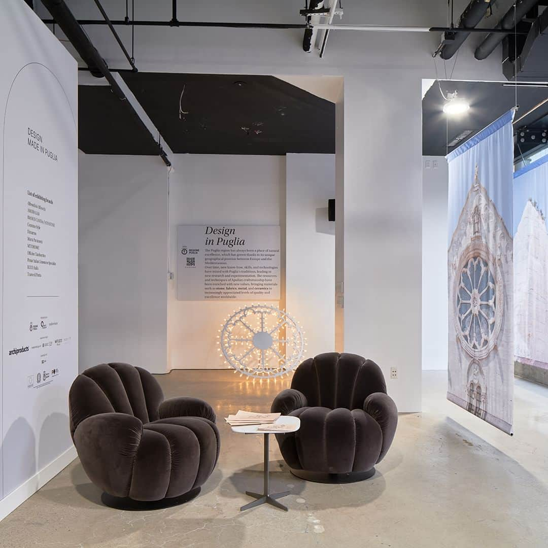 Natuzzi Officialさんのインスタグラム写真 - (Natuzzi OfficialInstagram)「Apulian heritage finds a home overseas with @archiproducts  A harmonious meeting of design, function, materials and colors in an AUTENTICO and immersive experience of Apulian excellence.  10-17 November 2023 ITALIAN DESIGN EXHIBITION 82 Gansevoort - Meatpacking District New York  #Natuzzi #NatuzziItalia #Autentico」11月15日 2時51分 - natuzzi