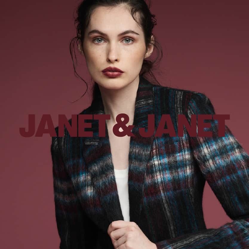 ジャネット&ジャネットのインスタグラム：「Embrace the Coolness - Janet & Janet Fall Winter Collection #fw23 #linkinbio」