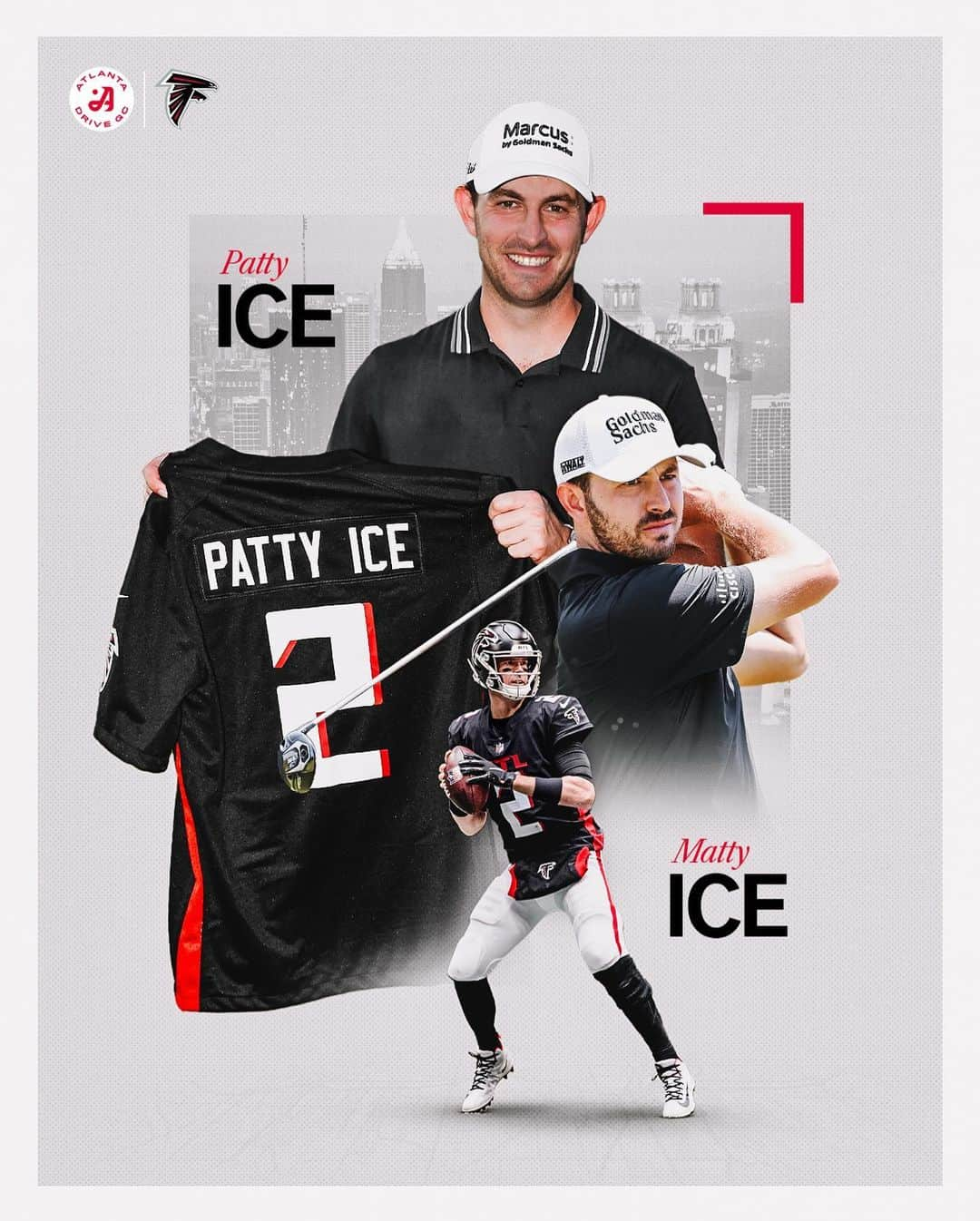 パトリック・キャントレーのインスタグラム：「There’s Matty Ice. Now there’s Patty Ice. @patrickcantlay received this custom jersey after his stellar performance in the TOUR Championship.」