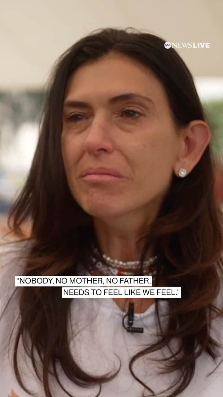ABC Newsのインスタグラム：「@reevellp spoke with Shelly Shem Tov, whose 21-year-old son is being held hostage by Hamas terrorists.  “Nobody, no mother, no father, needs to feel like we feel.”」