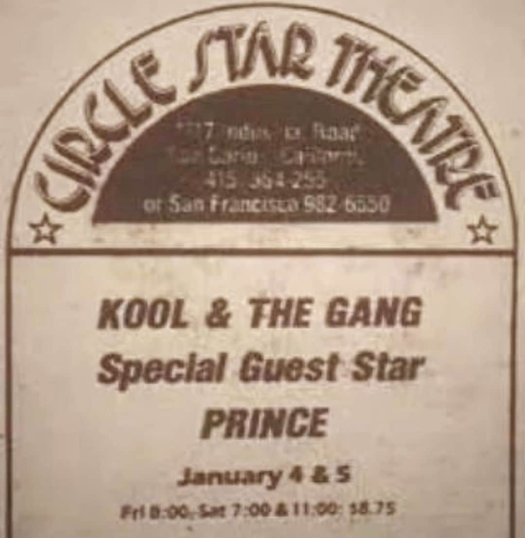 クエストラブさんのインスタグラム写真 - (クエストラブInstagram)「Wow I can’t believe @patricia.adores.prince found this mythical legendary flier of a show I heard about that actually goes down in history.  This show is crucial. Before he died Ronald Bell of K&TG shared a story about hearing “I Wanna Be Your Lover” for the first time at this particular venue  Gauging the audience reaction he knew this song was an immediate hit——and as with most craftsmen: you hear a song, you study the elements, you recreate it, you dismantle it and rebuild it into your own.   So he notated the chords & rhythm on staff paper, stared at it….& does what most songwriters do: plays the chords BACKWARDS. Figures out a rhythm that fits.   He gives birth to their biggest song: Celebration.  But it’s a groove, not a complete song just yet. (he now needs a bridge but has no ideas)  On top of the piano is a Billboard Magazine. He opens to the top 100 pop hits to see what song his band would resonate with. It just so happens that the number 5 song in the country was the red hot “Rock With You” (MJ’s “Off The Wall” lp was burning up the world—-so he takes what he feels is the best part of the song (the verse “girl close your eyes let the rhythm get into you”)——grabs those chords —-transposes to a lower key to fit his reverse “Rovel Rouy Eb Annaw I” groove and now he adds the words (“it’s time to come together it’s up to you, so what’s your pleasuaaaagggghh??!”)  & there it is: Prince first hit backwards & Michael Jackson’s hit that proves he won’t be a one hit comeback artist is how we got the inescapable “Celebration” by @koolandthegang. Wow!」11月15日 3時47分 - questlove