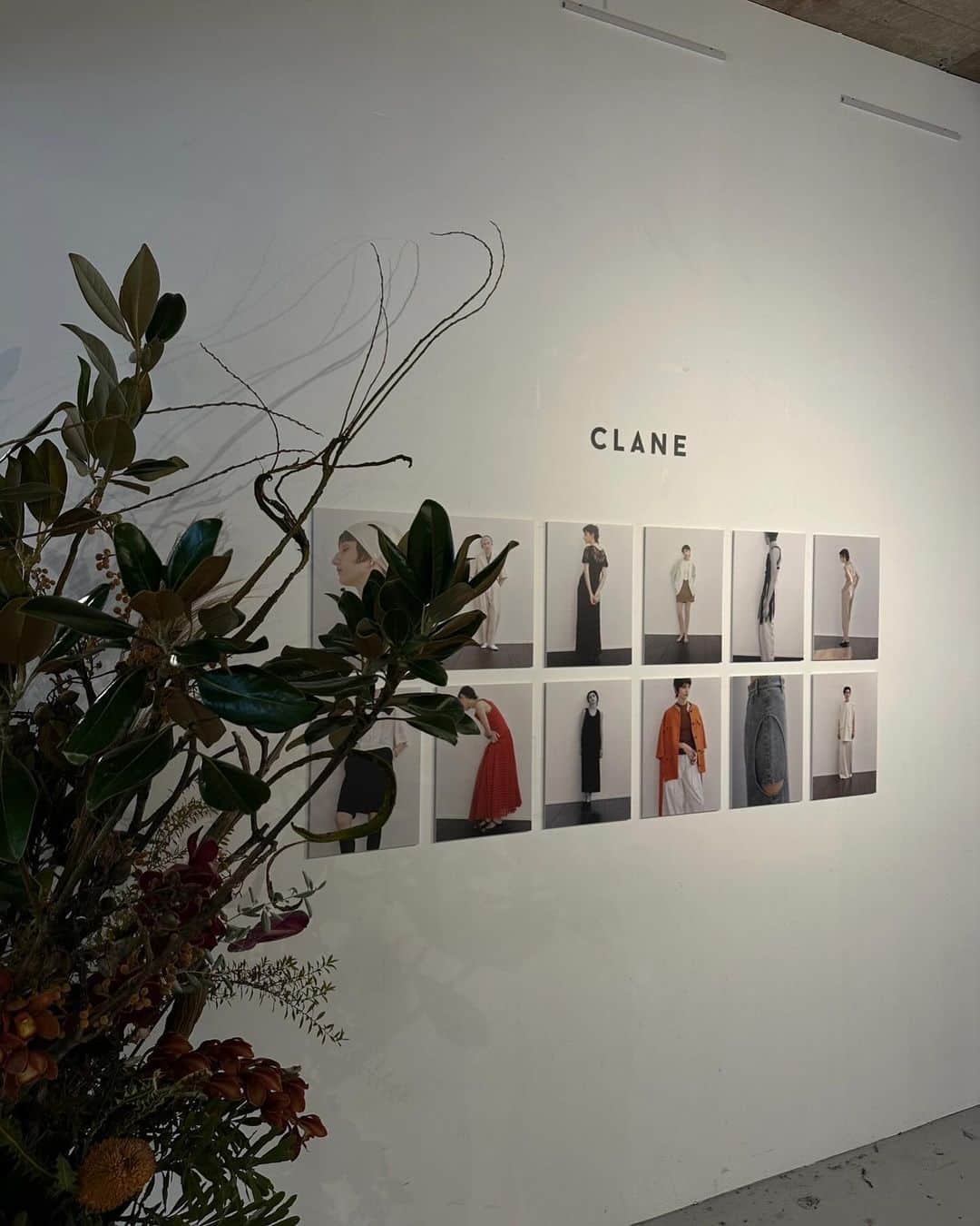 松本恵奈のインスタグラム：「clane 24ss ex♡ 今回のlookも可愛いです💓 朝からお友達沢山来てくれて楽しいです♡ 関係者の皆様も是非お待ちしております♡ #clane #展示会」