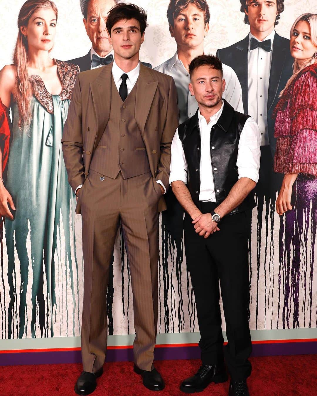 Just Jaredさんのインスタグラム写真 - (Just JaredInstagram)「Jacob Elordi, Barry Keoghan, & Carey Mulligan hit the red carpet at the L.A. premiere of their new movie “Saltburn.” The movie hits theaters on Nov. 17. #JacobElordi #BarryKeoghan #CareyMulligan #Saltburn Photos: GEtty」11月15日 14時25分 - justjared