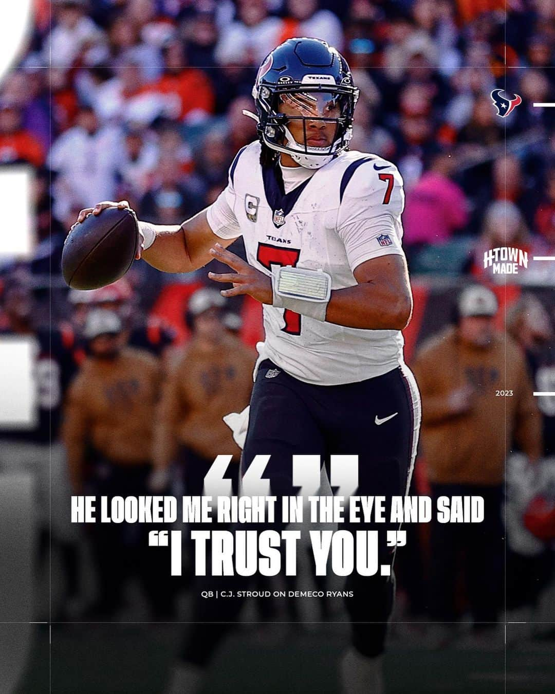 ヒューストン・テキサンズさんのインスタグラム写真 - (ヒューストン・テキサンズInstagram)「The trust 🤞」11月15日 6時01分 - houstontexans