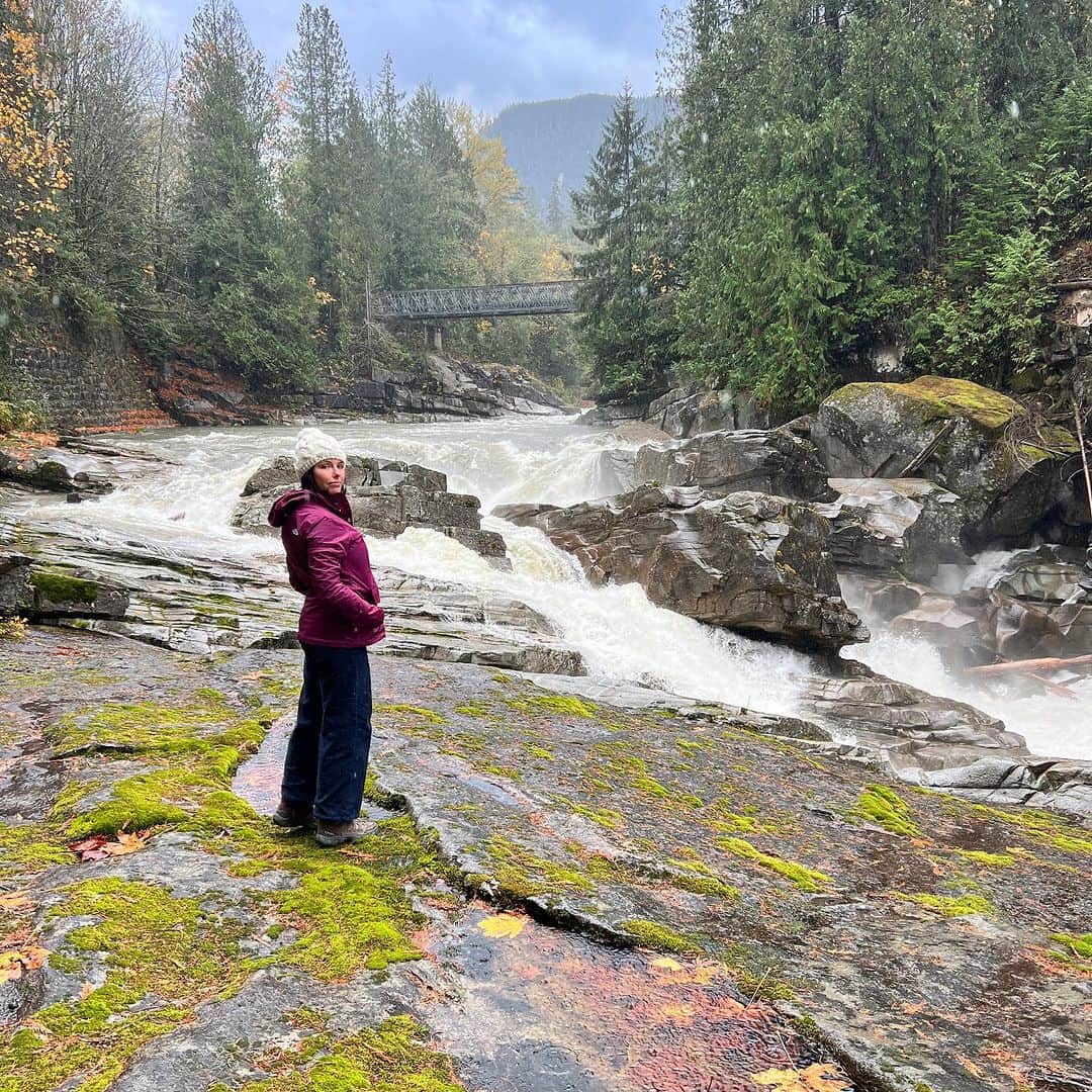 アドリアナ・チェチックのインスタグラム：「Spent my 32nd birthday on a road trip to Washington. I stopped in Napa for a hot air balloon ride. Up to the redwoods to hike with my dogs. Then to the Cascades. Before losing God Dog I had always wanted to take him to the top of three peaks. So when I broke my back I told my dog Pork I will walk and we will take that hike for your brother. Little did I know I would also be extending my family with two more pups. This is the first year as an adult I went and did nothing but relax for my birthday. The last two years have been some of the hardest of my life. After breaking my back I mourned not only my dogs death but the end of a 9 year relationship that was toxic. I was blessed to have the time sitting in bed while healing to learn how much I needed to work on myself. Growing up with no real family and SA had pushed me into adult performing. While I have enjoyed it I went 10 years never even saying my own name or hearing ppl around me use anything but my stage name. I forced my real persona to hide under a character. While I am still working on healing my trauma and learning to separate myself from “Adriana” it has been a hard but beautiful journey to reconnecting with who I am. I’m proud of myself for turning my darkest times into my biggest lessons. I struggle everyday with back pain and emotion. However I know my strength and I welcome this next year with fight in my body and love in my heart. Here’s to growing and aging. Sending love to anyone who feels hopeless, lost or alone. Know it won’t always be so and you can be your own savor. 🥰❤️」