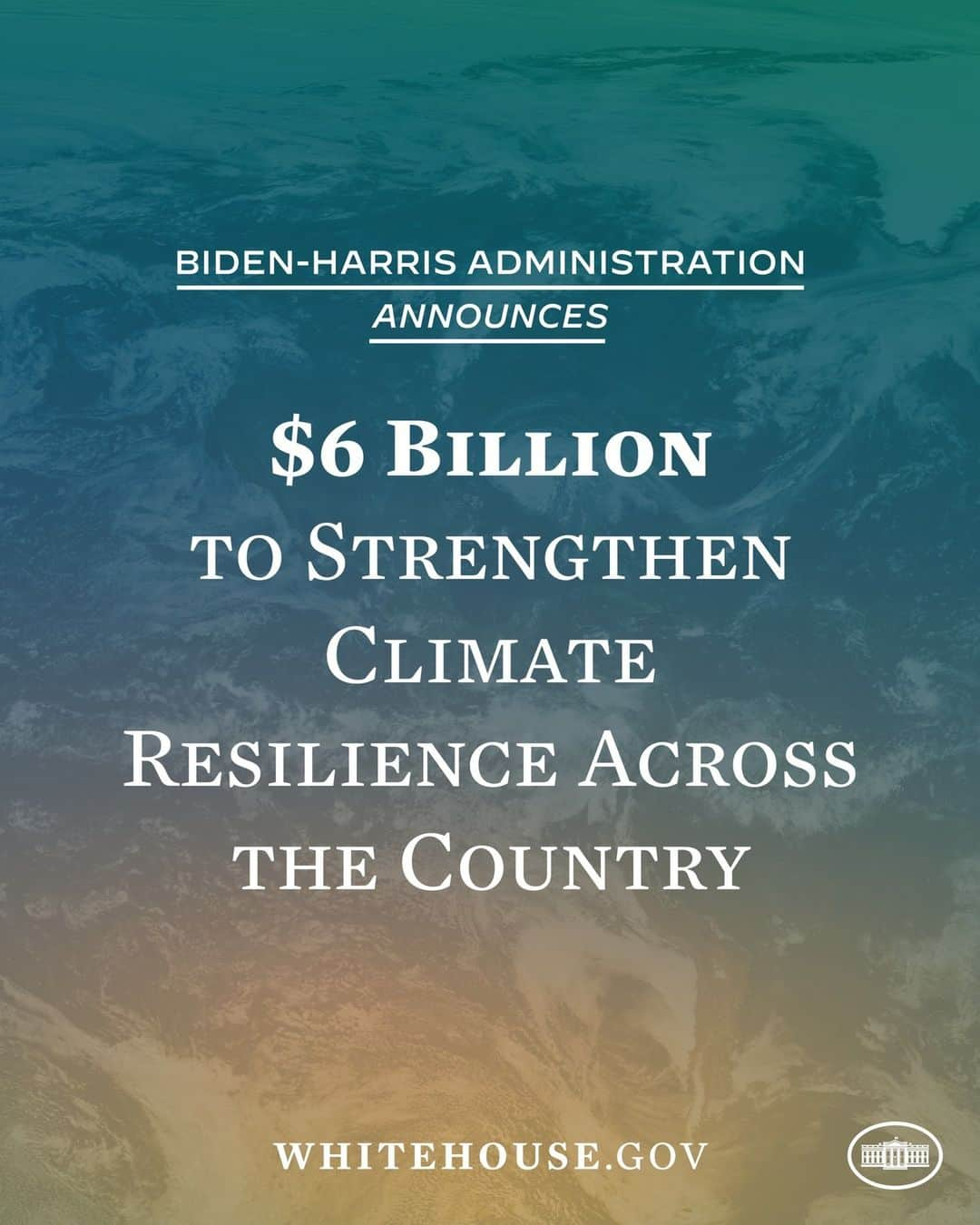 ジョー・バイデンさんのインスタグラム写真 - (ジョー・バイデンInstagram)「The Biden-Harris Administration is delivering on the most ambitious climate agenda in history — and we’re not slowing down.  Today, @POTUS announced a $6 billion investment to reduce flood risks to communities, support conservation efforts, advance environmental justice, and more.」11月15日 8時00分 - vp