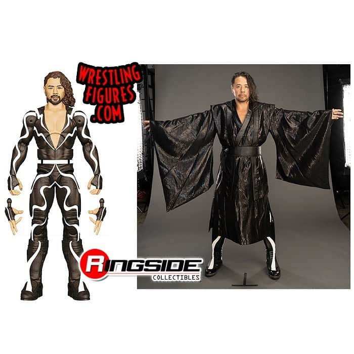 中邑真輔のインスタグラム：「SHINSUKE NAKAMURA @Mattel @WWE Elite 109 (Standard & Chase) revealed during #RingsideFest2023!  Watch our full #RSF2023 video at YouTube.com/RingsideC  Available soon at WrestlingFigures.com  #RingsideCollectibles #WrestlingFigures #WWEEliteSquad #RingsideFest #Mattel #WWE #WWERaw #SmackDown #ShinsukeNakamura」