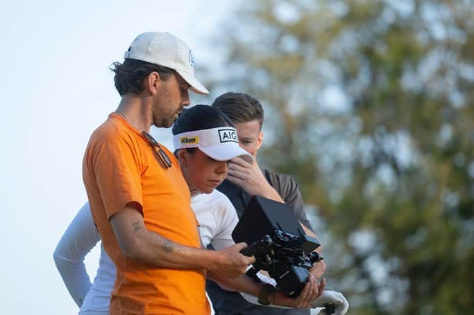 ジョージア・ホールさんのインスタグラム写真 - (ジョージア・ホールInstagram)「Looking back at some BTS shots from my shoot with @nikoneurope for the COOLSHOT PROII STABILIZED earlier this year at @waltonheathgc Using this rangefinder this year has really helped my confidence as thanks to its uncompromised, calm and steady view of the course it gives me near-instant measurements and time to focus on my shots.  It will be in play this week when I play my season finale 👏🏻🙌🏻@cmegrouptourchamp #AD #NikonGolf #Coolshot」11月15日 7時09分 - georgiahall23