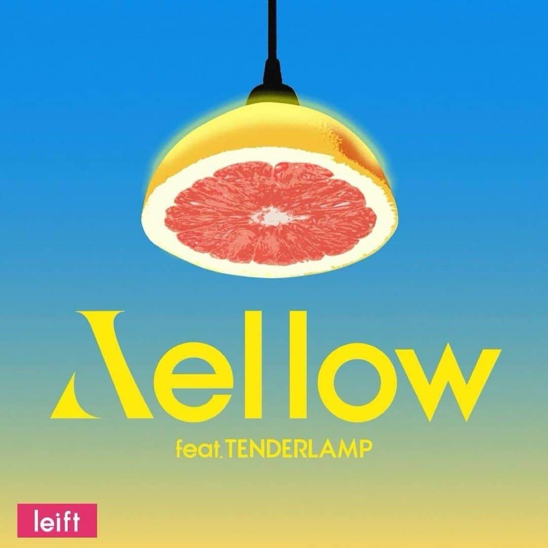 AMIのインスタグラム：「leift / Yellow(feat.TENDERLAMP) Releaseされました💡  誘ってくれたleift (@kotaro_saito ) さんに 心から感謝！  各配信サイトにて。  Spotifyにもたくさん playlist IN👏届けー！」