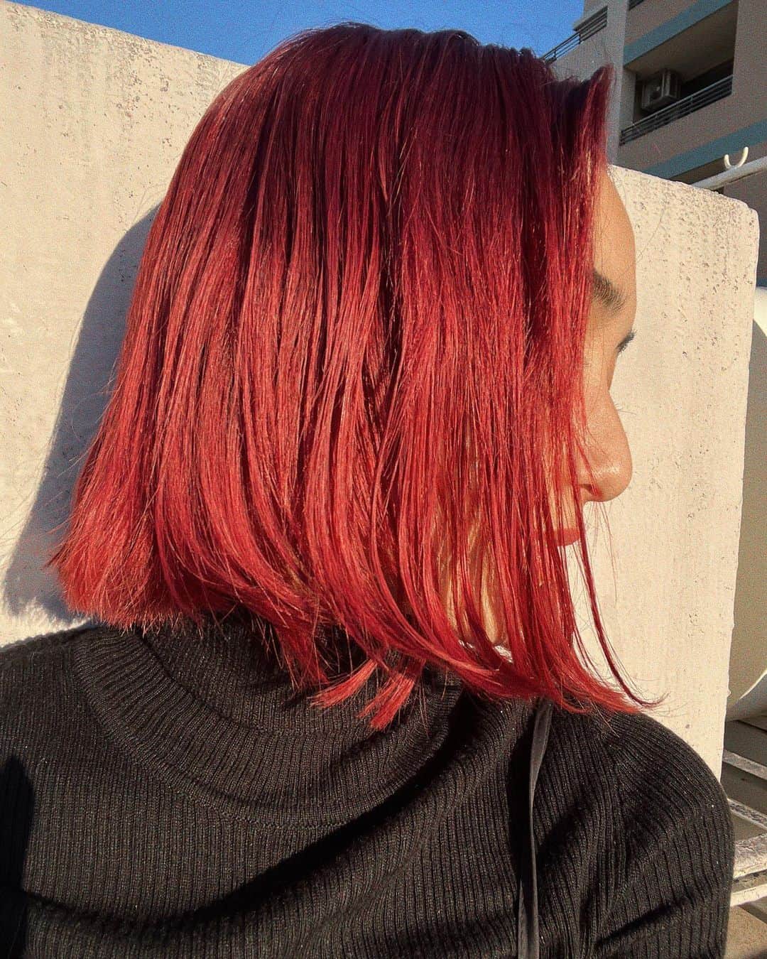 SAKURAさんのインスタグラム写真 - (SAKURAInstagram)「やはり赤髪続行💋 いつもありがとうすぎる　@tlonysta_hori ❤️‍🔥」11月15日 15時11分 - sakura_____julia