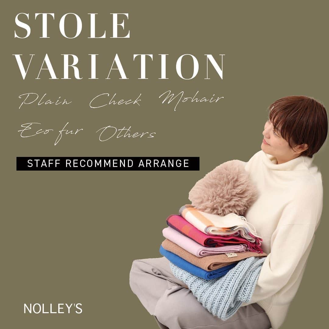 NOLLEY'S ノーリーズのインスタグラム：「⁡ 【STOLE VARIATION！-スタッフオススメのアレンジもご紹介！-】 ⁡ ⁡ そろそろストールを準備したいシーズン！ サラッと羽織っても、巻いてもアレンジ自在で万能なストール。 素材別、パターン別に5種類ご紹介します。 お気に入りの1枚を見つけてみてください！ ⁡ STAFFオススメの巻き方もご紹介しています。 併せて、CHECKしてみてください！ ⁡ ⁡ ▶︎特集記事はNOLLEY'S MALLよりご覧ください🧣 ⁡ ⁡ ⁡ ーーーーーーーーーーーーーーーーーーーーーー ⁡ ⁡ 【𝑁𝑂𝐿𝐿𝐸𝑌'𝑆 公式𝑦𝑜𝑢𝑡𝑢𝑏𝑒チャンネル新動画アップ！】 ⁡ ーーーーーーーーーーーーーーーーーーーーーー 今後も楽しいコンテンツが盛り沢山です！ 是非、チャンネル登録をお願い致します✨ ーーーーーーーーーーーーーーーーーーーーーー ⁡ ⁡ ⁡ ⁡ #𝑛𝑜𝑙𝑙𝑒𝑦𝑠 #ノーリーズ #ノーリーズのストール #ノーリーズのマフラー ⁡ #ベーシックアイテム #大人かわいい#フェミニンコーデ #大人コーデ#ハンサムコーデ #オフィスコーデ#オフィススタイル #きちんとコーデ#キレイめコーデ #甘めコーデ」