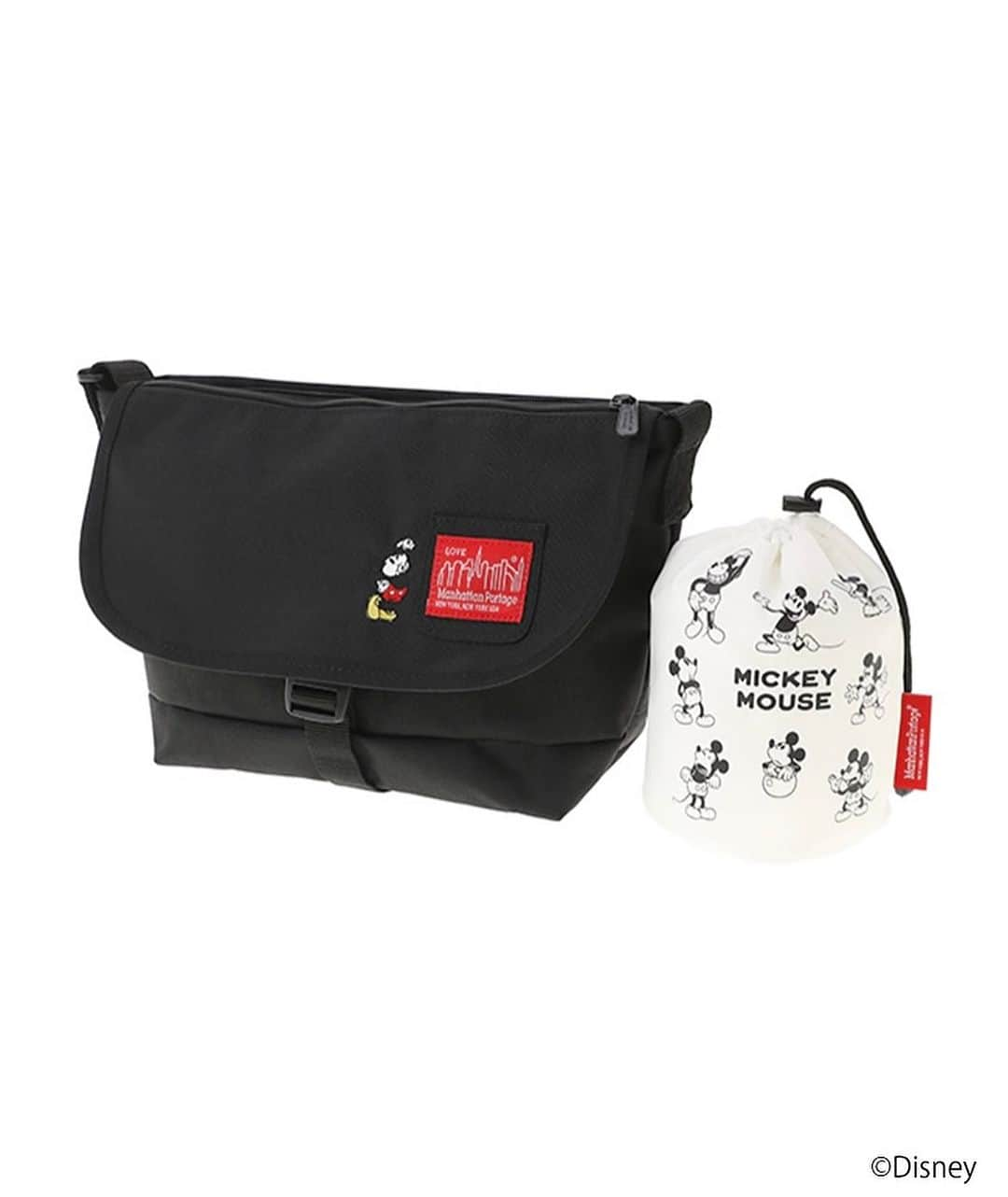 &mall(アンドモール) のインスタグラム：「Manhattan Portage 【Mickey Mouse Collection】発売‼️ ・・・・・・・・・・・・・・・・・・・  毎年大人気の ミッキーマウス限定コレクションをご紹介！  気軽に使えるコンパクトなショルダーバッグや メッセンジャーバッグ、A4サイズ収納可能の バックパックなど様々な形が揃いました♪  バッグの中身を整理するのにもぴったりな 特製の巾着ポーチも付いてきます✨  🛒https://mitsui-shopping-park.com/ec/news/17300/8807300152022  気になる商品は投稿画面をタップ☝！！ ••┈┈┈┈┈┈┈┈┈┈┈┈┈┈┈•• &mallサイトはこちらから👀‼ ▶▶▶　@andmall_msp ••┈┈┈┈┈┈┈┈┈┈┈┈┈┈┈•• #andmall #アンドモール #ららぽーと #ラゾーナ #lalaport #fashion #ファッション #お洒落さんと繋がりたい #fashionstyle #manhattanportage #マンハッタンポーテージ #トートバッグ #メッセンジャーバッグ #ショルダーバッグ #ショルダーバッグにもなる #バッグインバッグ #ポーチ #ナイロンバッグ #ミッキー #ミッキーマウス #ミッキーコラボ #ミッキーグッズ #ミッキー好きな人と繋がりたい #ミッキー大好き #ミッキーバッグ #ディズニーグッズ #ディズニーコラボ #ディズニーコラボ商品 #ディズニー好きと繋がりたい #ディズニーバッグ」