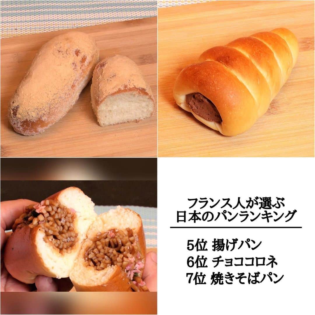 TBS「世界くらべてみたら」さんのインスタグラム写真 - (TBS「世界くらべてみたら」Instagram)「🌏  ／ パンの本場・フランス人が選ぶ 日本のパンランキング🍞 ＼  本場フランスで日本生まれのパンは 通用するのかを大調査しました🧐  ∞--------------------------∞ TBS『 #世界くらべてみたら 』 水曜よる8時〜 出演: #国分太一 #上白石萌音 ∞--------------------------∞  #せかくら #ガイドブック #旅行 #フランス #パン #クリームパン #たまごサンド #あんぱん #揚げパン #チョココロネ #焼きそばパン #フルーツサンド #メロンパン #明太フランス #カレーパン」11月15日 20時00分 - sekakura_tbs