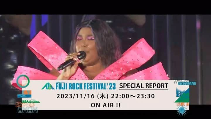 SPACE SHOWER TVのインスタグラム：「FUJI ROCK FESTIVAL'23 SPECIAL REPORT 2023/11/16(木)22:00～23:30  「超気持ちいい！FUJI ROCK」をテーマに掲げて開催された今年のフジロック。 番組では、音楽と自然と人とが一体となる3日間の模様を、ライブダイジェストや独自のアーティストインタビューと共に、独自の切り口でお届け。 出演・ゲスト  ＜コメントアーティスト＞ 7月28日(金)出演者 IDLES / あっこゴリラ / 思い出野郎Aチーム / KEYTALK / STUTS / DENZEL CURRY / FEVER 333 / YO LA TENGO  7月29日（土）出演者 UA / ELLEGARDEN / CAROLINE POLACHEK / GEZAN with Million Wish Collective / KOTORI / SLOWDIVE / Chilli Beans. / d4vd / TESTSET / 羊文学 / MOROHA / WEYES BLOOD  7月30日（日）出演者 ASGEIR / 石毛輝(the telephones) / きゃりーぱみゅぱみゅ / Gryffin / SIRUP / SUPER BEAVER / ドミコ / NEAL FRANCIS / never young beach / BAD HOP / ROTH BART BARON   レポーター アンジェリーナ 1/3(Gacharic Spin) / 有華」