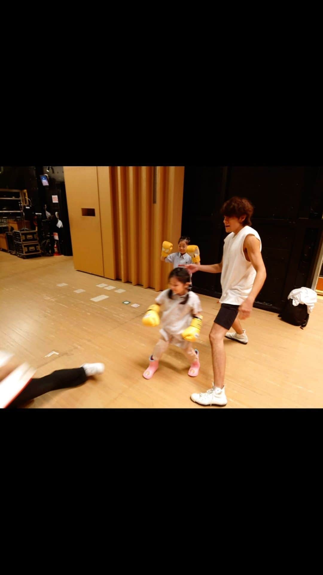 城田純のインスタグラム：「この子めちゃくちゃ強かったな🥊笑」