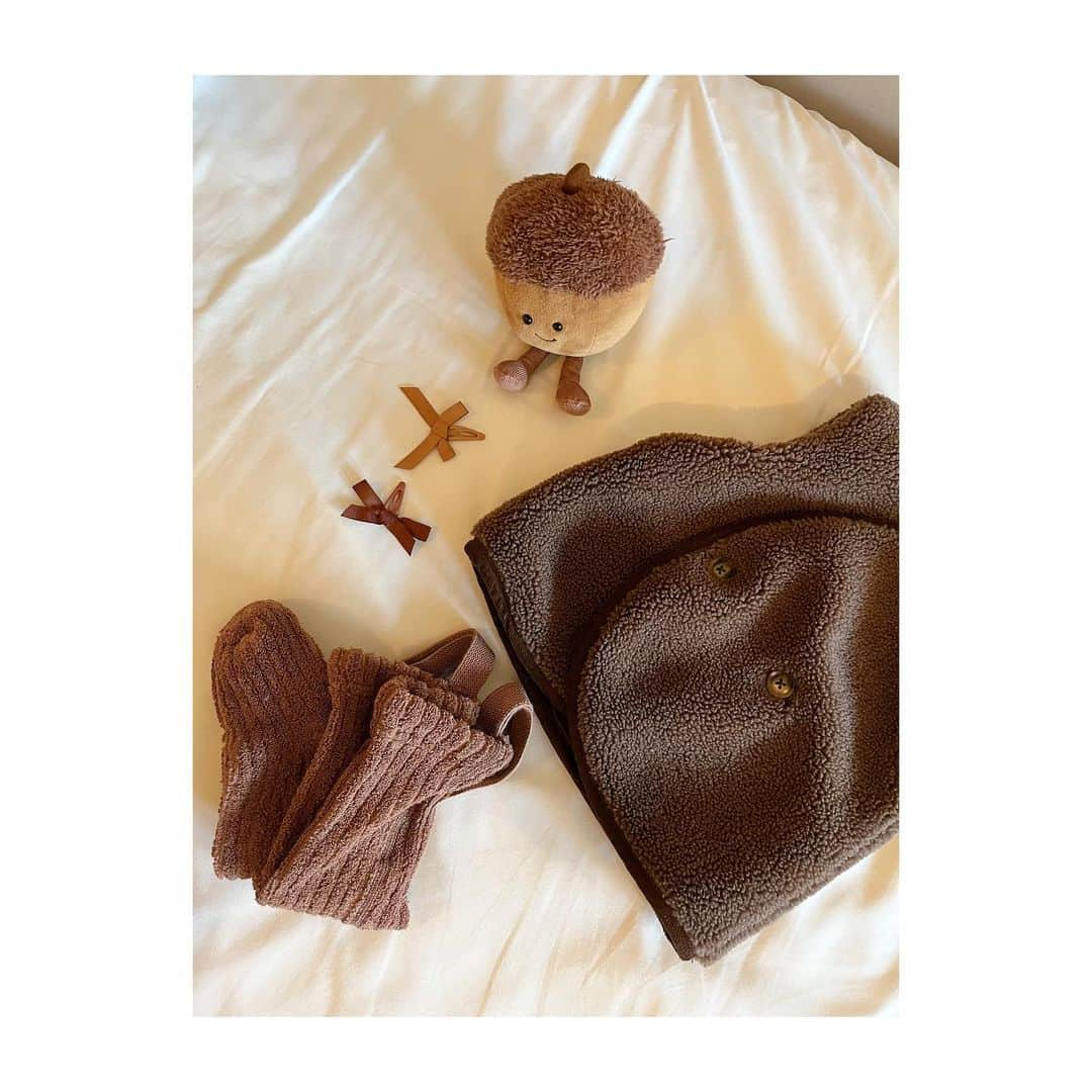 後藤晴菜さんのインスタグラム写真 - (後藤晴菜Instagram)「👶🏻🤎🌰  #冬支度 #むすめふく」11月15日 22時49分 - haruna_goto