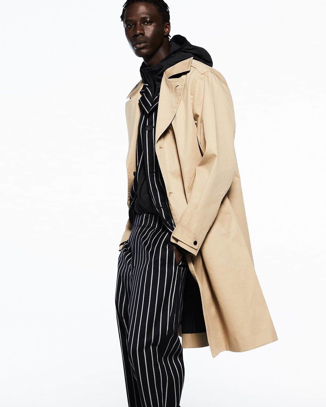ラグ&ボーンのインスタグラム：「PIN STRIPES & EVERYTHING NICE. The must-have Shift Wool Trouser.」