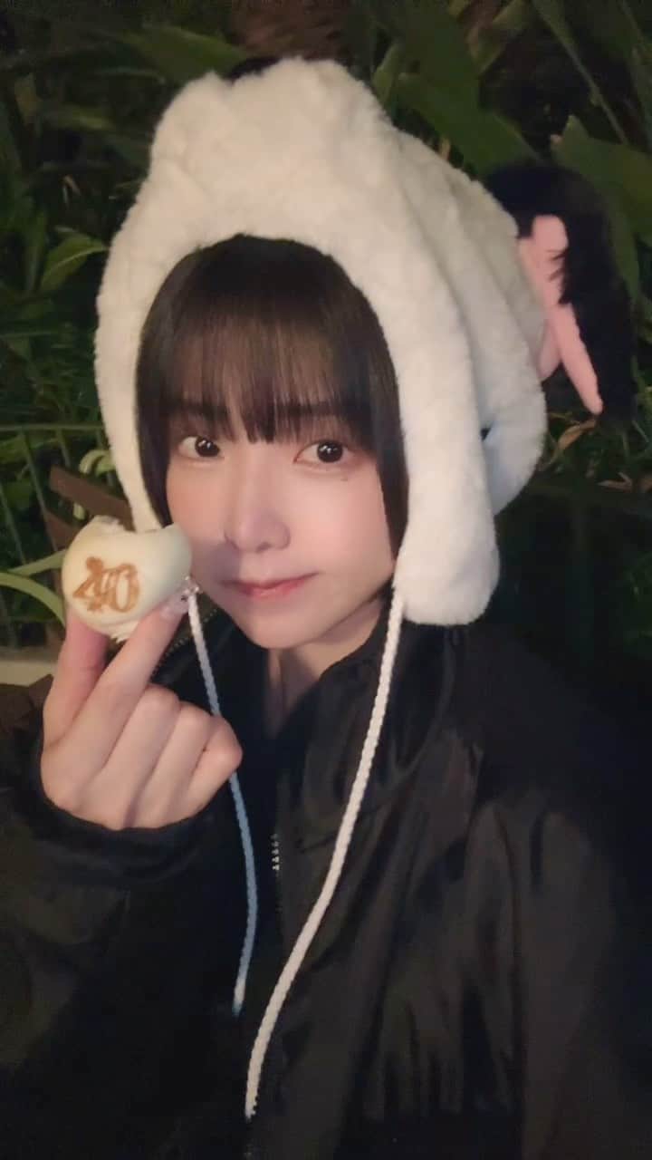 辰巳シーナのインスタグラム：「ひとりディズニー🐖 豚かわいい🐖 　 　 　 #一人ディズニー #ひとりディズニー #ディズニーランド」