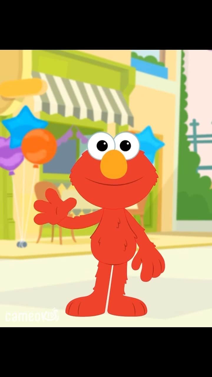 セサミストリートのインスタグラム：「Your furry friends from Sesame Street are coming to @Cameo Kids! Send your loved ones a sunny day with customizable video messages by @Elmo or Cookie Monster, from birthday wishes to a special bedtime message. Click the link in today’s Story to get started!」
