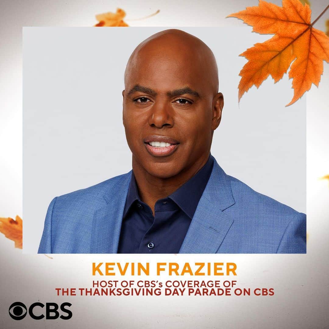 CBSのインスタグラム：「Get thankful! @kevinfrazier and @KELTIE Knight host CBS’s coverage of The Thanksgiving Day Parade special on CBS Thanksgiving morning starting at 9amET/8c on CBS! #ThanksgivingOnCBS」