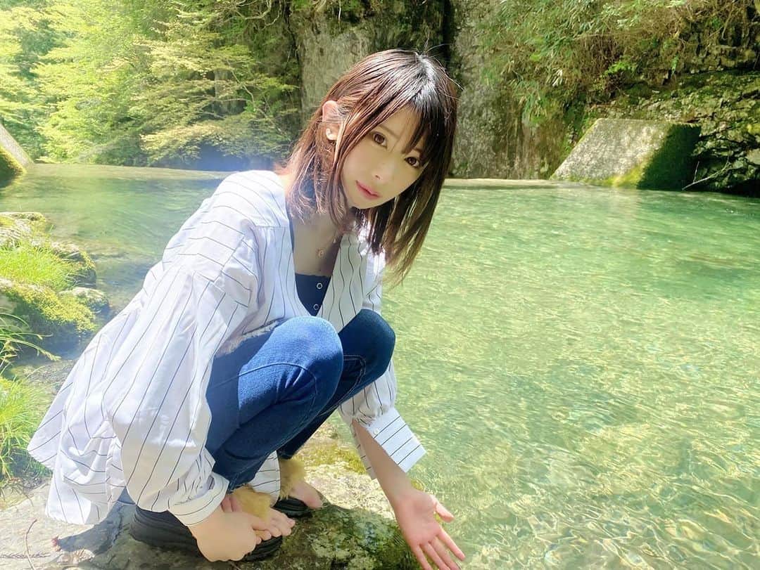 辻井ほのかのインスタグラム：「Look！So beautiful！💖  #nature  #beauty  #lovely #日本女孩 #日本美女 #性感女演員 #日本性感女星」