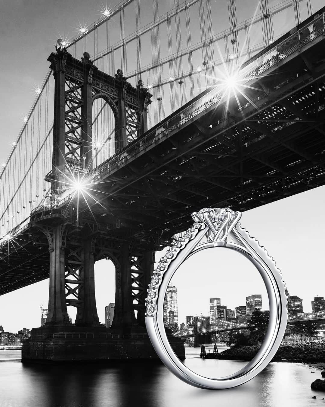 ラザール ダイヤモンド ブティック公式 | 婚約・結婚指輪さんのインスタグラム写真 - (ラザール ダイヤモンド ブティック公式 | 婚約・結婚指輪Instagram)「ー 洗練の煌めきを生み出す構築的なシルエット ー  ニューヨークの摩天楼を彩るふたつの橋。 そのシンボリックな構築美にインスパイアされた ふたつのエンゲージリング。  ダイヤモンドのまばゆい煌めき、 NYの洗練された美意識、 一世紀を超える伝統と歴史が息づくデザインを堪能して。  ＜婚約指輪＞THE MANHATTAN ＜婚約指輪＞THE BROOKLYN  #lazarediamond #ラザールダイヤモンド #婚約指輪 #エンゲージリング #NEWYORK #NYC #ダイヤモンド #ダイヤモンドリング #ブライダルリング #ブライダルリング専門店」11月15日 17時00分 - lazarediamond_boutique