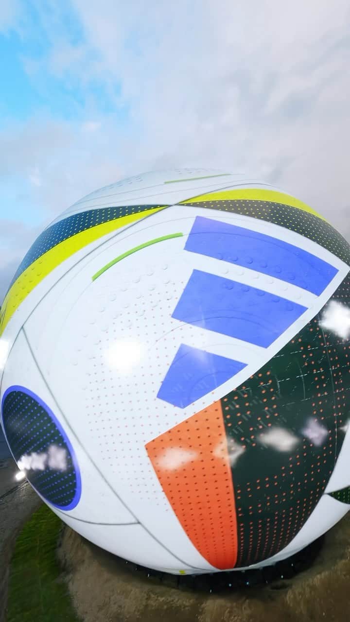 adidas Footballのインスタグラム：「introducing the official match ball for the EURO 2024 - this is 𝗙𝗨𝗦𝗦𝗕𝗔𝗟𝗟𝗟𝗜𝗘𝗕𝗘 ⚽️」