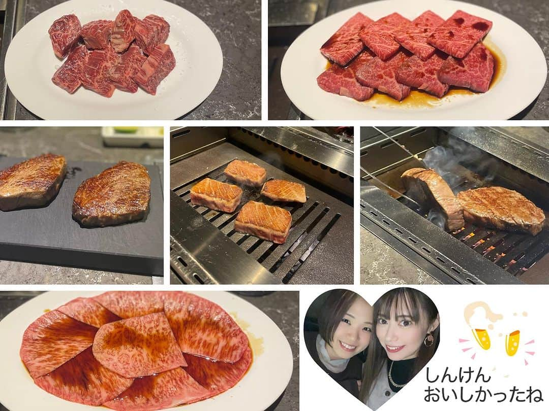 安森彩那さんのインスタグラム写真 - (安森彩那Instagram)「会員制焼肉 住所電話番号非公開店 新進気鋭　さんへ ♦︎ 炙り焼き黒毛和牛も、極上タン元、黒毛和牛ハラミ、宮城県産黒毛和牛シャトーブリアン、フィレ、サーロインすき焼きトリュフ、 そして、箸休めのキャビア、雲丹には驚かされました🩷 - 美智子ありがとっ❤️ - スーパーウルハイニコパピルンティଘ꒰๑॔˃̶ ॢᴗ ॢ˂̶๑॓꒱༚ୡ*‧ ごちそうさまでした。 -  #焼肉 #肉 #焼き肉 #牛タン #ハラミ #yakiniku #お肉 #美味しい #グルメ #タン #シャトーブリアン #東京 #和牛 #美味しかった #幸せ #冷麺 #やきにく #肉スタグラム#雲丹#山葵#トリュフ #ありがとう #ディナー #黒毛和牛#dinner」11月15日 18時05分 - ayana.y_official