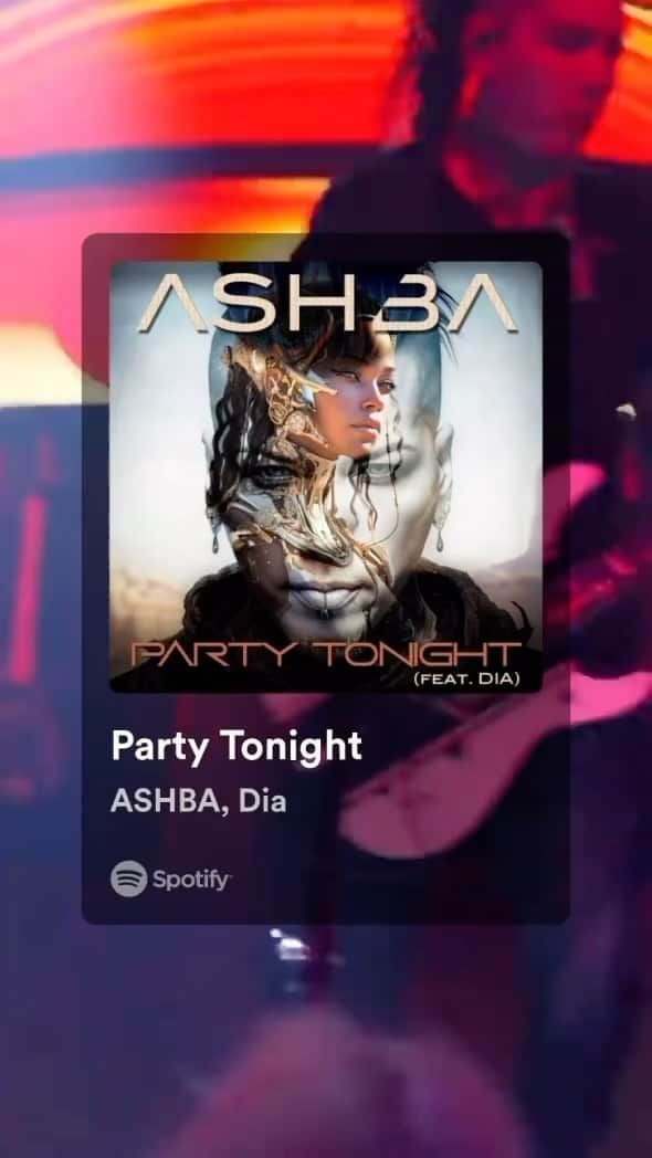 DJアシュバのインスタグラム：「My new single Party Tonight (feat. Dia) is now streaming on all platforms!! Help me spread the word by sharing this with all your peeps! 🙏🏼🥳」