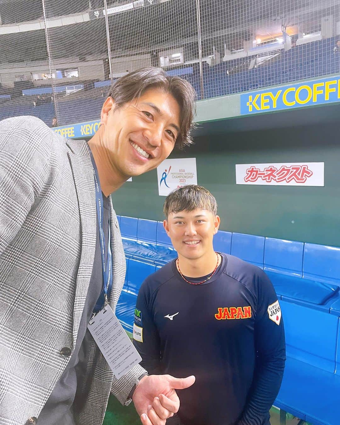 田中大貴のインスタグラム：「関西大→オリックスバファローズから侍ジャパンへ #野口智哉」