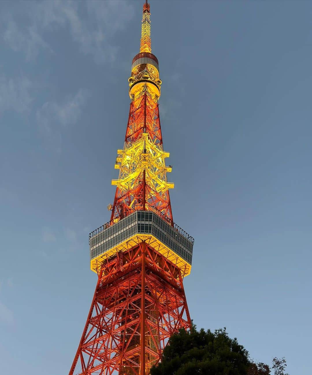 しろまっするさんのインスタグラム写真 - (しろまっするInstagram)「・ パパママが東京に来たので東京タワーの目の前でお食事🍽🍷  写真は徐々に暗くなっていく東京タワー🗼 iPhone撮影📱で無加工（明るさも変えてない）  結構綺麗に撮れた♡♡  普段見ること滅多にないけど、久しぶりに見るとやっぱり東京タワー🗼って綺麗❁  #tokyotower #tokyo #tokyoguide #東京タワー #東京観光 #都内ディナー #都内レストラン #東京レストラン #家族でお出かけ #しろまっする」11月15日 19時09分 - shiroancoco