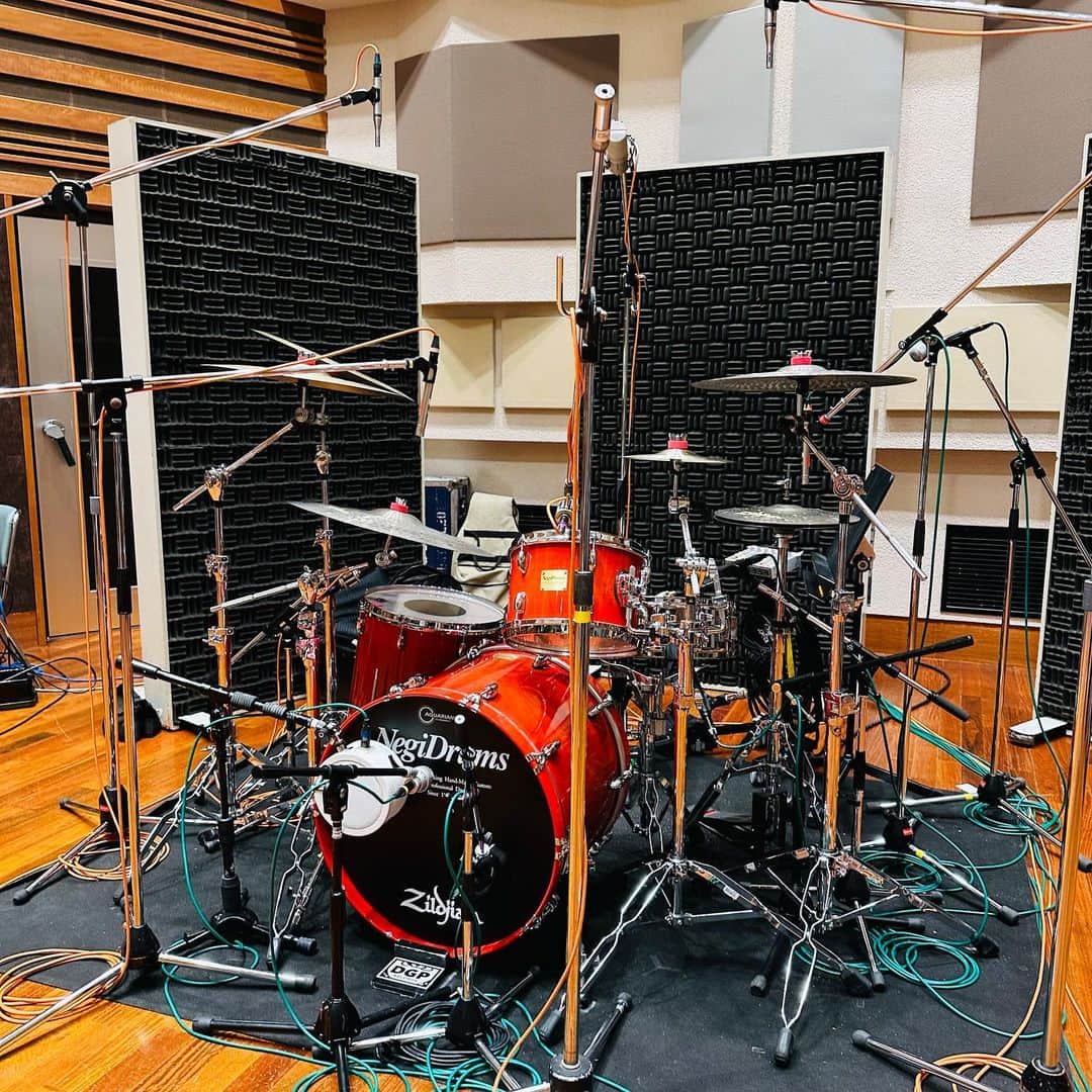 堀之内大介のインスタグラム：「REC🥁  #baseballbear #dgpr #dgprecords」